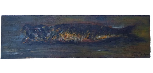 Dipinto olio tavola natura - tavola,