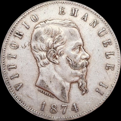 Italie lire 1874 milan - lire,