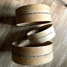 Tre Setacci Di Legno Vecchio Setaccio farina in legno