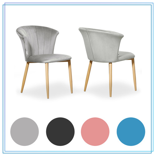 Sedia lux velluto elsa - elsa, |