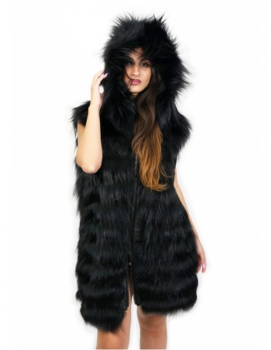 Gilet volpe colore nero - , 52