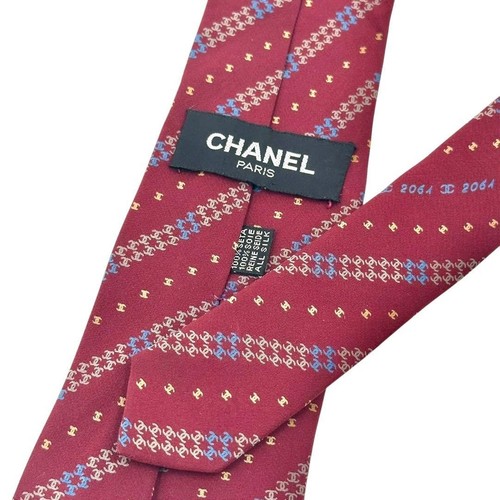 Cravatta chanel coco mark - chanel, seta