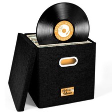 Vinyl Record Storage Case Album Holder Box Protect Your Precious Collection 50+