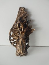 Fregio In Legno Pressato MDF Restaurato Lucidato Con Gomma Lacca.