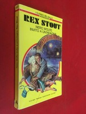 Rex STOUT - NERO WOLFE: INVITO INDAGINE GIALLI MONDADORI CLASSICI/458 1984 Libro
