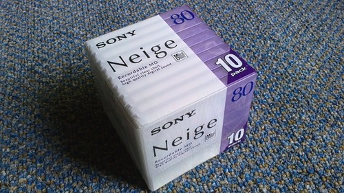Minidisc sony neige série - minidisc,