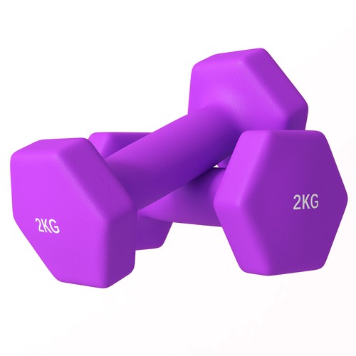 Set manubri 2x2 esagonali - 2, kg