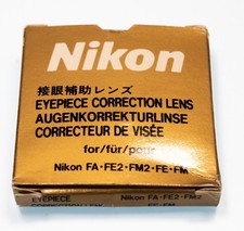PER NIKON FA,FE,FE2,FM,FM2- LENTE PROTEZIONE/CORREZIONE OCULARE -2 CONFEZIONE