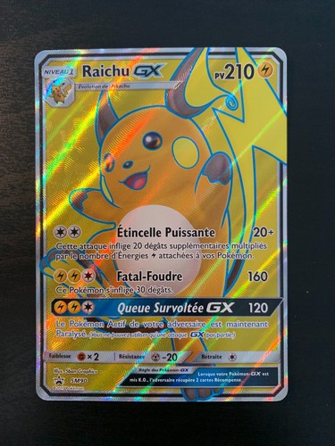 Carte pokémon raichu - carte,