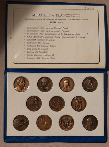 Medaglie commemorative 1962 - medaglie, dd.1962