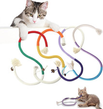4 Pezzi Giocattolo Corda Gatti Gioco Gatto Interattivo Giocattoli per Gatti Con 