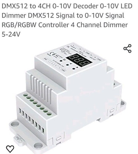 Decoder dmx512 4ch 0 10v - dmx512, a