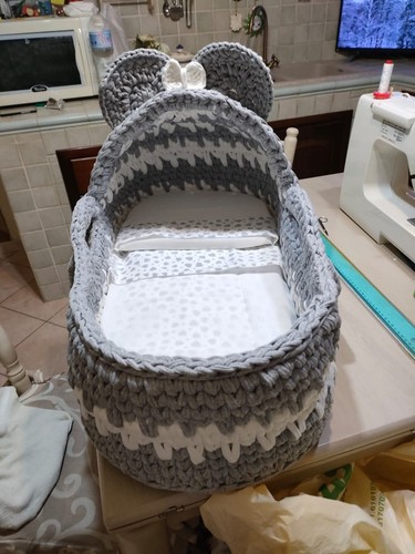 Cesta fatta mano per neonati - fatta, a