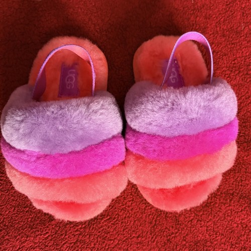 Ugg fluffy slide rosa viola - ugg, rosa/viola