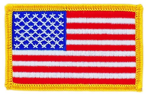 Patch toppa ricamata bandiera - toppa,