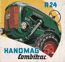 Hanomag R24 Combitrac - circa 1955 Brochure Pubblicitaria Trattore 