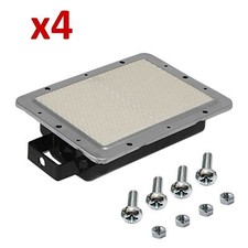 4x Archway Doner Kebab Bruciatore a Gas in Ceramica con Pannello a Vite Canmac Ozex