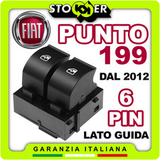 Pulsantiera lato guida Alzacristalli Interruttori Vetri Anteriori FIAT PUNTO 199