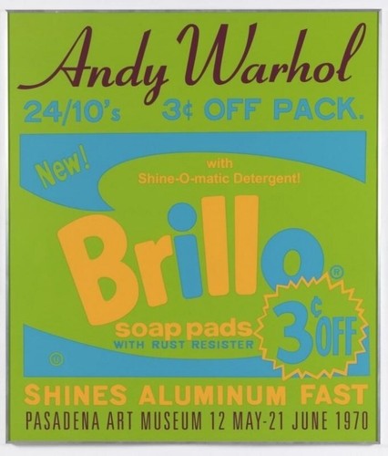 Andy warhol brillo pasadena - warhol,