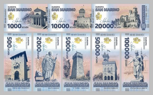 Banconote commemorative san - banconote,