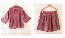 Set Co-Ord 100% pura seta -