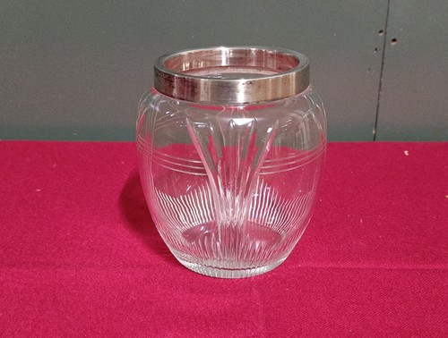Vaso cristallo con bordo - cristallo,