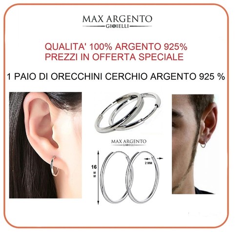 Orecchini cerchio cerchietti - cerchio,