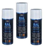 Faren RAL ACRYLIC, Vernice spray Acrilica 100%, 400ml (RAL 9005 NERO OPACO)(3pz)