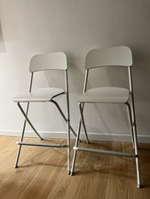 Coppia sedie alte pieghevoli