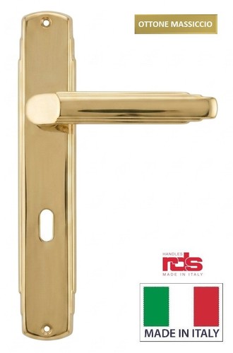 Coppia maniglie con placca - coppia,