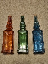 Lotto 3 bottiglie decorative