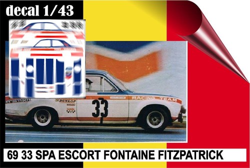 Decal 24h spa 1969 - 1/43,