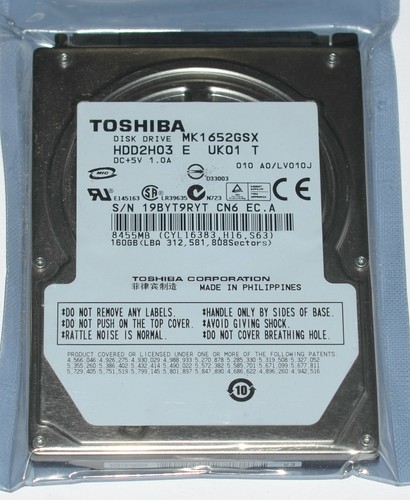 Toshiba mk1652gsx disco - toshiba, rigido
