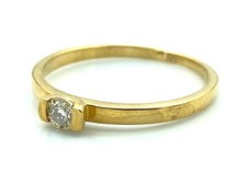 Magnifico Anello Solitario Oro