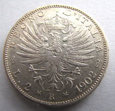 Italy KM33 2 Lire 1902-R