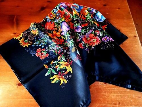 Foulard seta motivi - di,