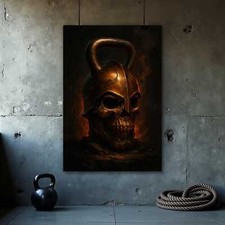 Poster Teschio Kettlebell -