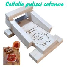 COLTELLO Pulisci Cotenna di maiale artigianale, molto utile e facile da usare.