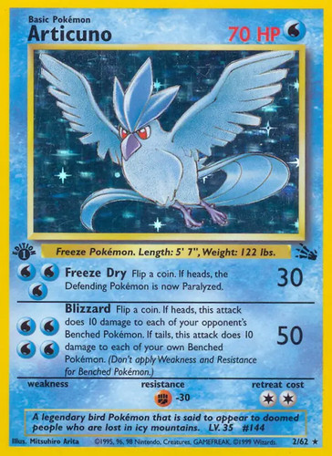 Articuno pokemon - 2/62,