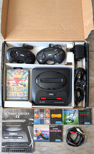 Sega mega drive console - mega,