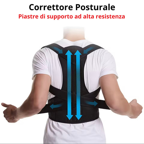 Tutore schiena regolabile uomo - regolabile,