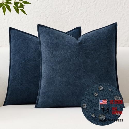Cuscino decorativo blu navy - cuscino,