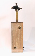 Lampada Vintage Anni '70 Marmo e Plexiglass