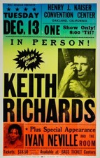 Poster concerto Keith Richards