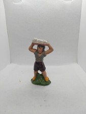 Statuina presepe in Bachelite/celluloide  made in italy anni 40/50 circa 10 cm