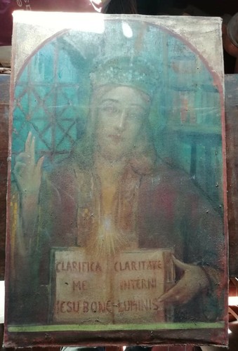 Antico dipinto religioso