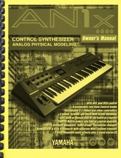 Yamaha AN1X Sintetizzatore MANUALE PROPRIETARIO e LISTA DATI