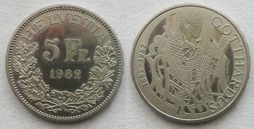 Svizzera franchi 1982 - -,