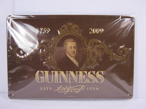Insegna latta guinness beer - in,