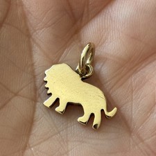 Dodo Pomellato Ciondolo Leone Oro Giallo 18kt 750 Grande Unisex Raro Fuori Produ
